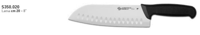 COLTELLO SANTOKU LAMA ALVEOLATA linea SUPRA CM20 AMBROGIO SANELLI