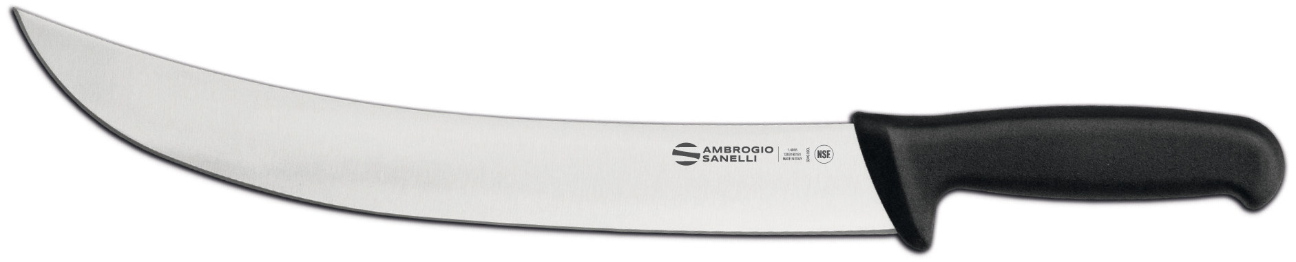 Coltello SCIMITARRA AMERICANO CM31 linea SUPRA. I materiali utilizzati sono sterilizzabili, resistenti alla corrosione ed alle e