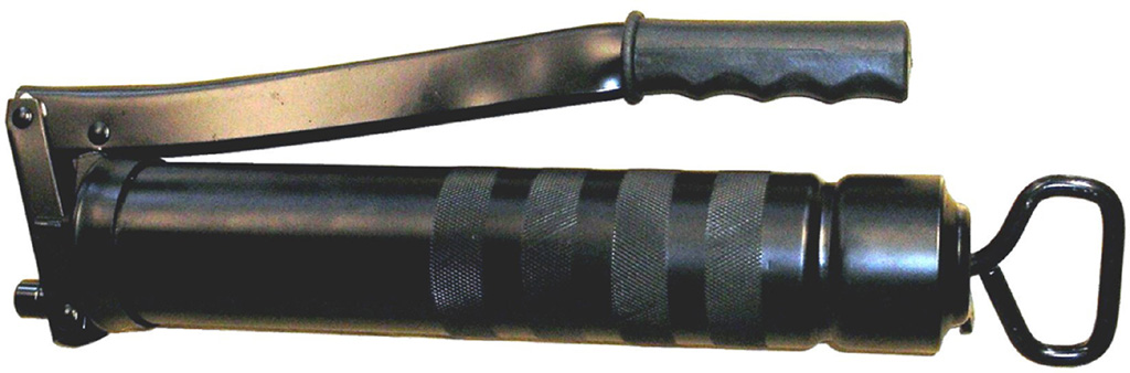 Compressore d'ingrassaggio MAURER PLUS per grasso sfuso o in cartuccia - a mano 500 g o in cartuccia D.53 400 g - corpo in accia