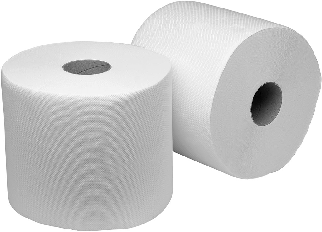 CONFEZIONE 2 ROTOLI CARTA PURA CELLULOSA 650 STRAPPI MAURER