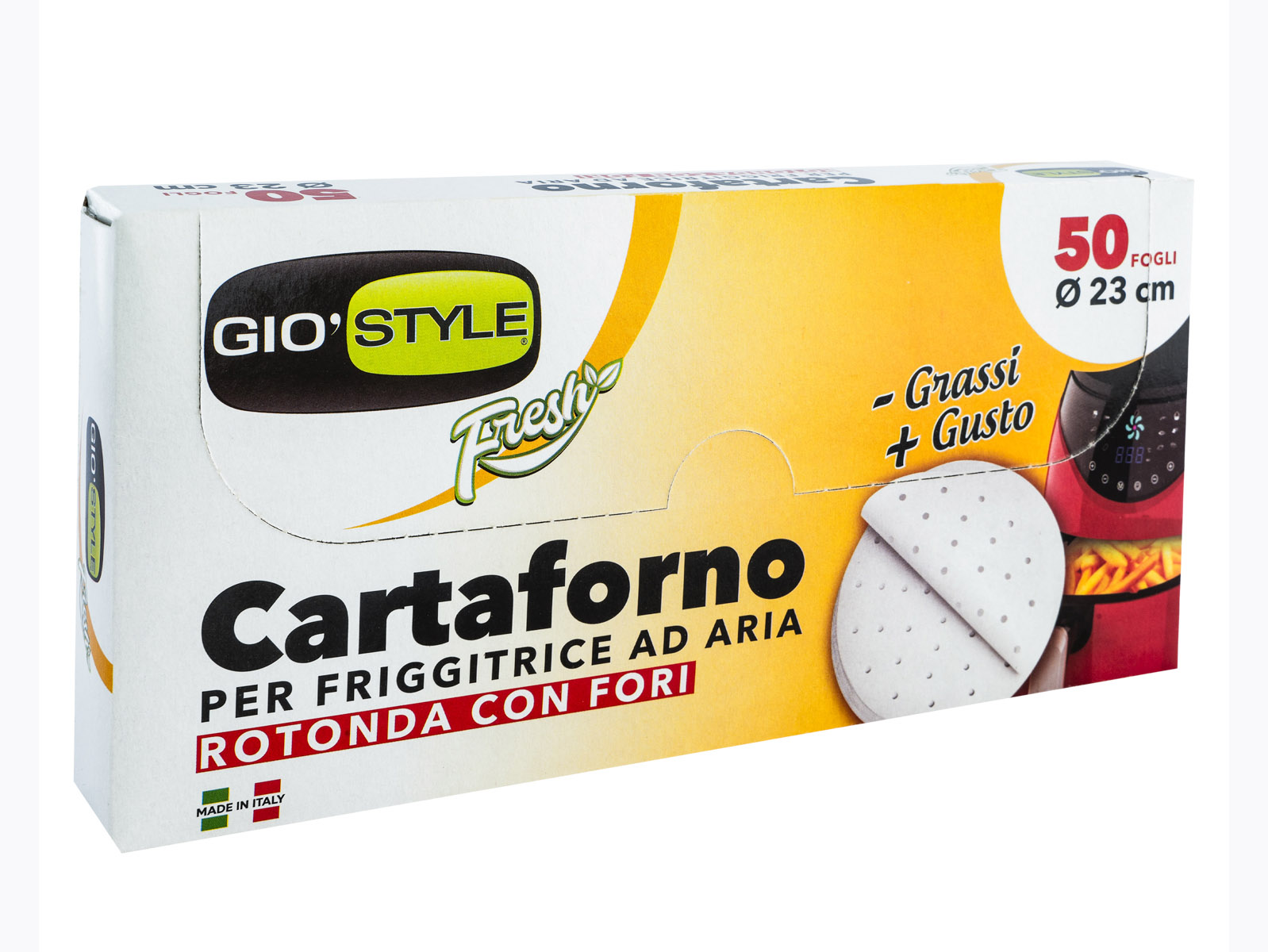 CONFEZIONE 50 FOGLI CARTAFORNO TONDI DIAM. 23CM