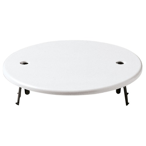 COPERCHIO ROTONDO PER SCATOLA DA INCASSO DIAM. 94MM + GRIFFE BIANCO per scatole ø75-85 mm, urea, bianco VIMAR 02646