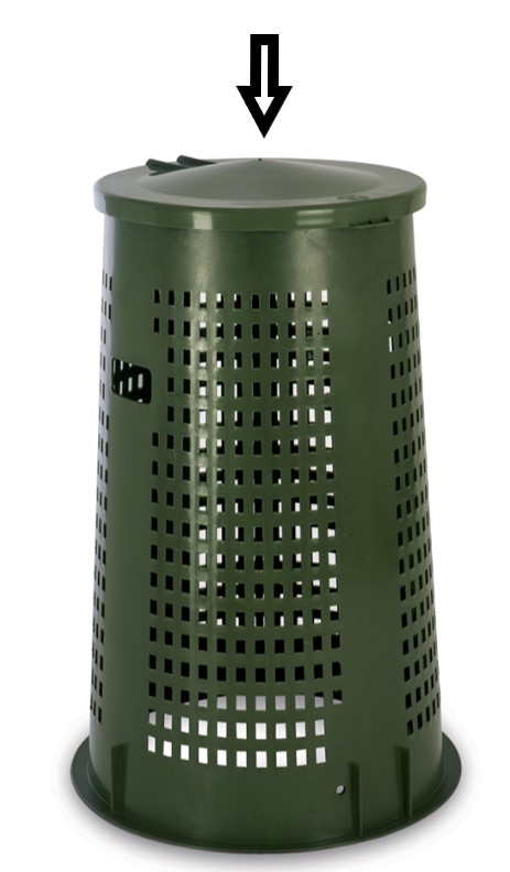 COPERCHIO VERDE PER TRESPOLO ZEFFIRO ART. 9210/M