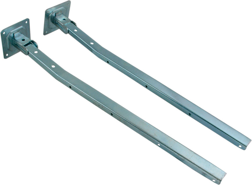 Coppia di mensole stendibiancheria tipo a 2 posizioni da fissare a muro.