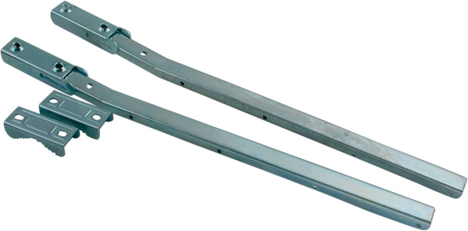 Coppia di mensole stendibiancheria tipo a 3 posizioni per balcone completo di chiave per il montaggio.