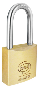 CORBIN LUCCHETTO RETTANGOLARE ARCO LUNGO MM40