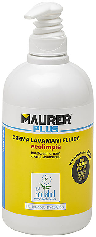 Crema lavamani in gel naturale MAURER PLUS mod. ECOLIMPIA con aloe 500ml