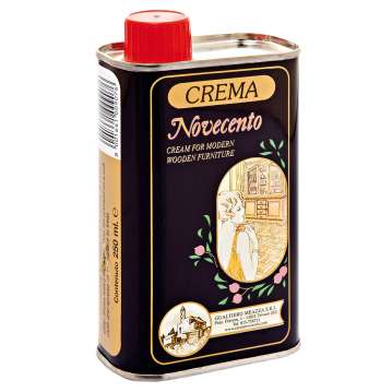 CREMA PER MOBILI 250ML Crema incolore all’acqua indicata per la cura del legno laminato, tamburato, prefinito, scrivanie e mobil