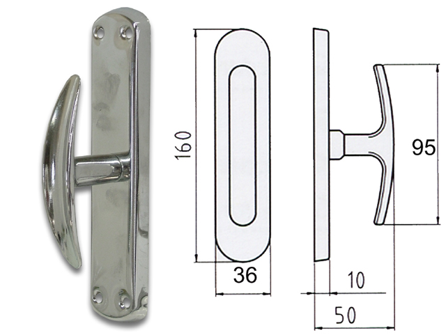 Cremonese ziral serie Corno. Placca bassa GRAZ art. 1602 CON QUADRO 7