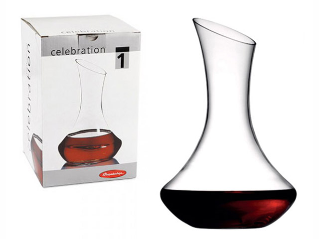DECANTER CELEBRATIONCaraffa Decanter Celebration, in vetro trasparente. ART. 43634 PASABACHE