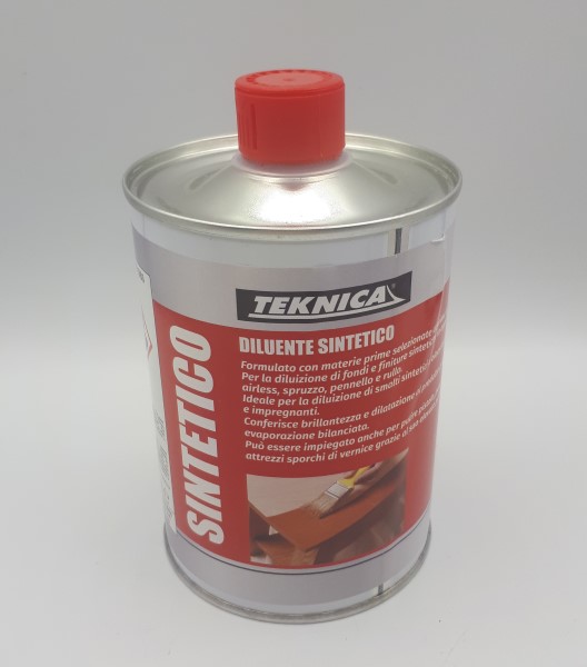 DILUENTE PER SINTETICI ML.500 TK art. TK34-0010 Per la diluizione di fondi e finiture sintetiche in applicazioni ad airless, spr