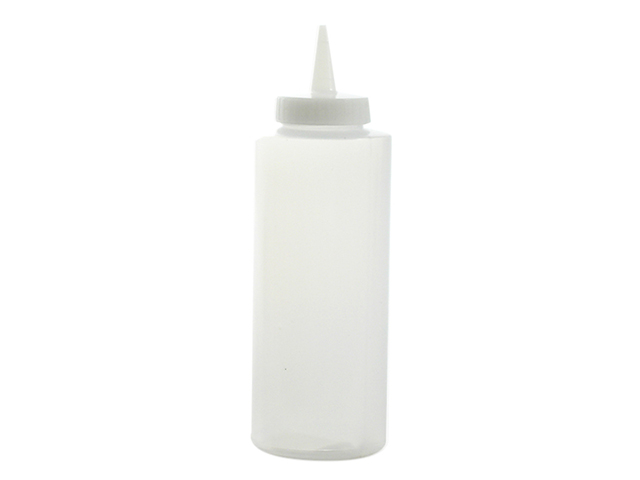 DISPENSER IN PLASTICA TRASPARENTE SQUEEZE 354ML PIAZZA