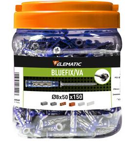 ELEMATIC TASSELLO BLUEFIX VA 8X50 CON VITE BARATTOLO 150PZ