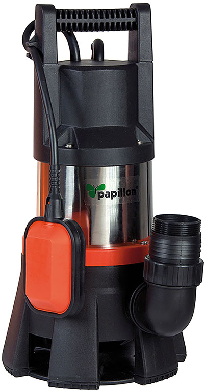 ELETTROPOMPA SOMMERGIBILE PER ACQUE SPORCHE 1300W mod. INOX ANGLER PAPILLON ART. 94738