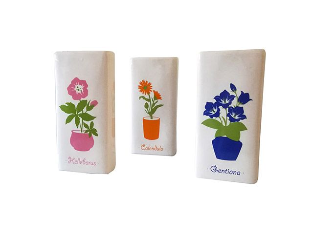 EVAPORATORE WINTER FLOWER IN  CERAMICA CON GANCIO