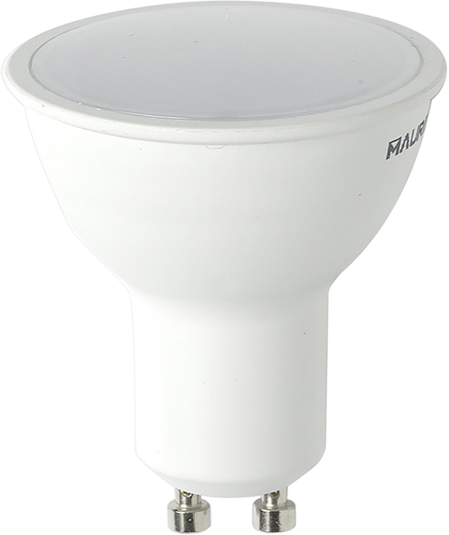 Faretto a LED dimmerabile MAURER - 220-240V -  attacco GU10 - angolo fascio luminoso 100° - 3000° K (luce bianca calda) - 450 Lu