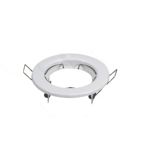 FARETTO INCASSO FISSO TONDO FORO 60 BIANCO PORTA GU10