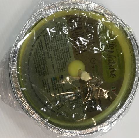 FIACCOLA IN ALLUMINIO ALLA CITRONELLA DURATA CIRCA 7 ORE 16,5CM COD. C0339