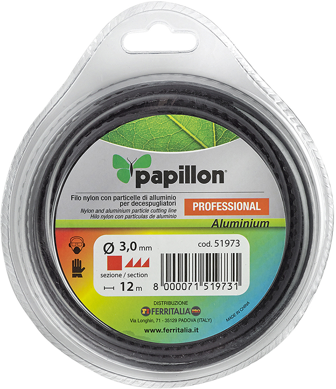 FILO PER DECESPUGLIATORI SEGHETTATO MM3X50MT PAPILLON
