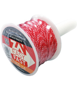 FILO PER EDILIZIA CON MANICO DIAM. 1,8 MM X 100 MT ROSSO BIANCO