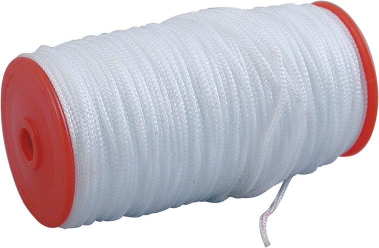 FILO PER EDILIZIA POLIPROPILENE BIANCO ROCCHETTO MT 100