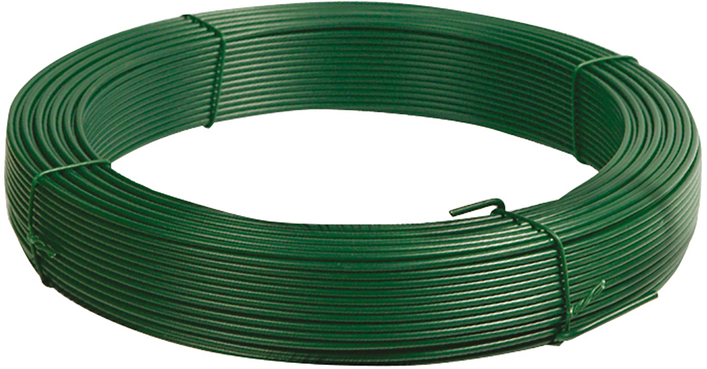 Filo zincato e plasticato 1,5X2,4MM MT100  PAPILLON per reti