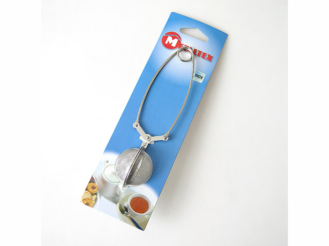 FILTRO THE INOX CON MANICO IN FILO METALTEX ART. 253810