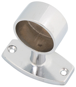 FINALE CORRIMANO OTTONE TUBO CROMATO DIAM. 18MM