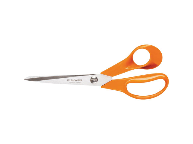 Fiskars S90 forbice universale 21 cm. Con manico arancione Fiskars Classic.