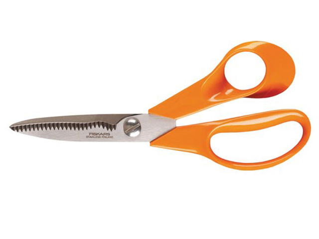 Fiskars S92 forbice per fioro 18 cm. Con manico arancione Fiskars Classic.