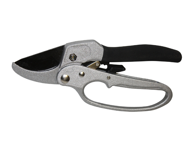 Forbice Prestige a cricco CM20 per potature. Lame in acciaio trattate a caldo, lama ricoperta al teflon, manici in alluminio ric