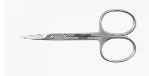 FORBICI PELLE A QUADRI LAMA CURVA 3,5 INOX SHARPS CUTLERY