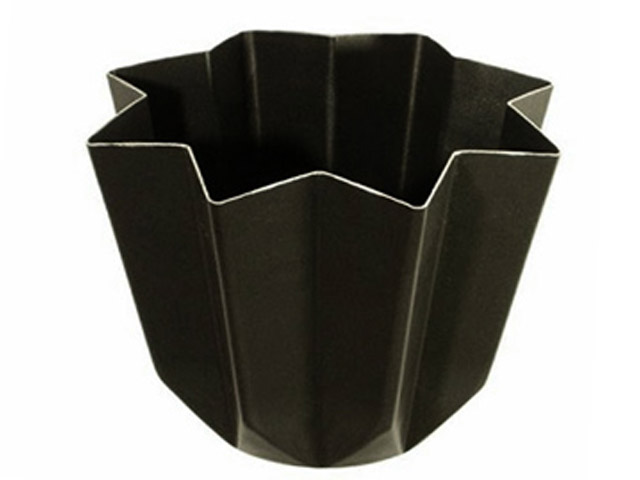 FORMA PANDORO cm22 x 15,8Stampo antiaderente in alluminio per pandoro. Capacità fino a gr. 800 garantita. ART. 20852