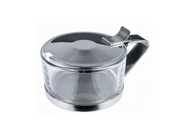 Formaggiera in acciaio e vetro, gr.100/200, linea Easy ILSA