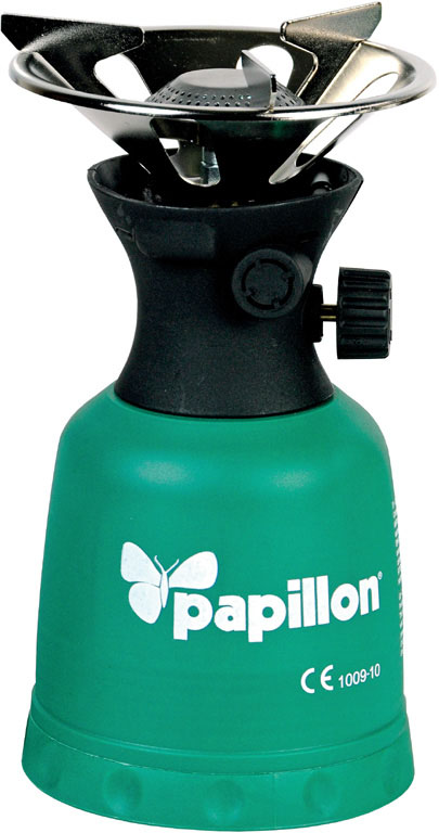 FORNELLO A GAS CON PIEZO PAPILLON X CARTUCCIA
