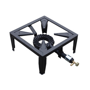 FORNELLONE A GAS 40X40 CM POWERFIRE 4