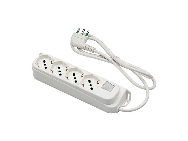 FORTEK RETAIL MULTIPRESE 4 PRESE + INTERUTTORE ART. 47420 FANTON