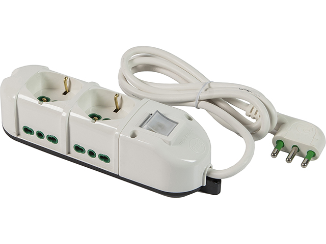 FORTEK RETAIL MULTIPRESE 6 PRESE + INTERRUTTORE ART. 49112 FANTON