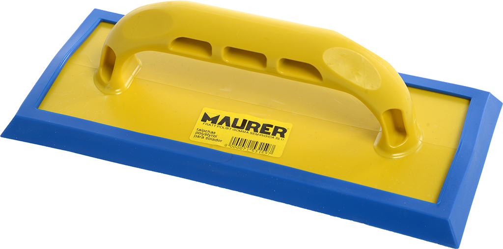 FRATTAZZO GOMMA RIGIDA BLU  MM250X110 MAURER