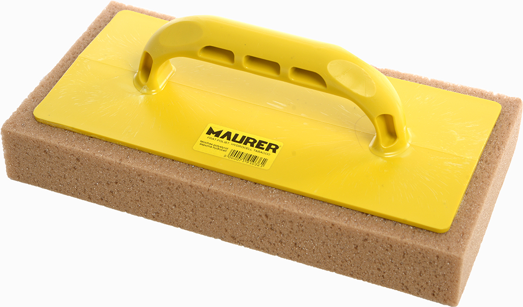 FRATTAZZO IN POLISTIROLO / SPUGNA COL. TABACCO 290X140X40MM