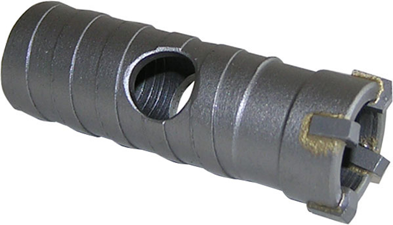 Fresa a tazza in metallo duro MM40 M16 - per muroforatura a rotopercussione su trapani e piccoli martelli nel calcestruzzo, ceme