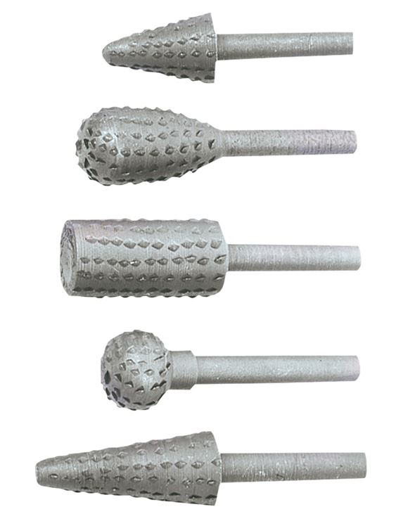 FRESE PER FRESATRICE GAMBO Da 6mm SET DA 5 PEZZI - TOP TOOLS ART. 60H007