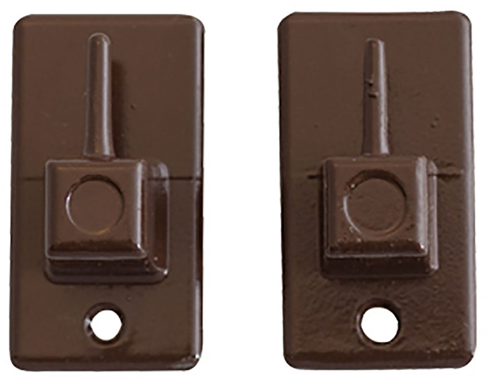 GANCIO ADESIVO PORTA BRIS BRIS RETTANGOLARE IN METALLO COLORE BIANCO