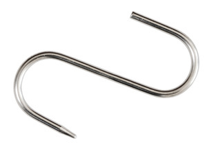 GANCIO INOX PER MACELLAI MM. 100X4Art. 50 in acciaio inox Dimensioni mm 100X4