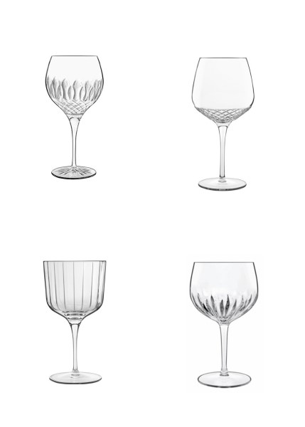 GIN SET 4 PEZZI SELECT BORMIOLIVetro sonoro superiore high-tech senza piombo. Resistente alle rotture e ai lavaggi in lavastovig