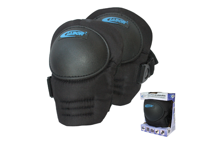 Ginocchiera LABOR per piastrellisti in tessuto sintetico e imbottitura interna in poliuretano soffice, comoda e resistente. Prot