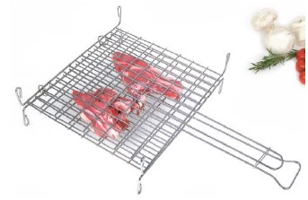 GRATICOLA CROMATA CON PIEDI LUNGHI CM35X40