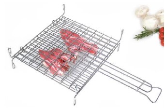 GRATICOLA IN FILO DI FERRO CROMATO CM24X34 GRIGLIE QUADRATE ART. 235 FILTEX