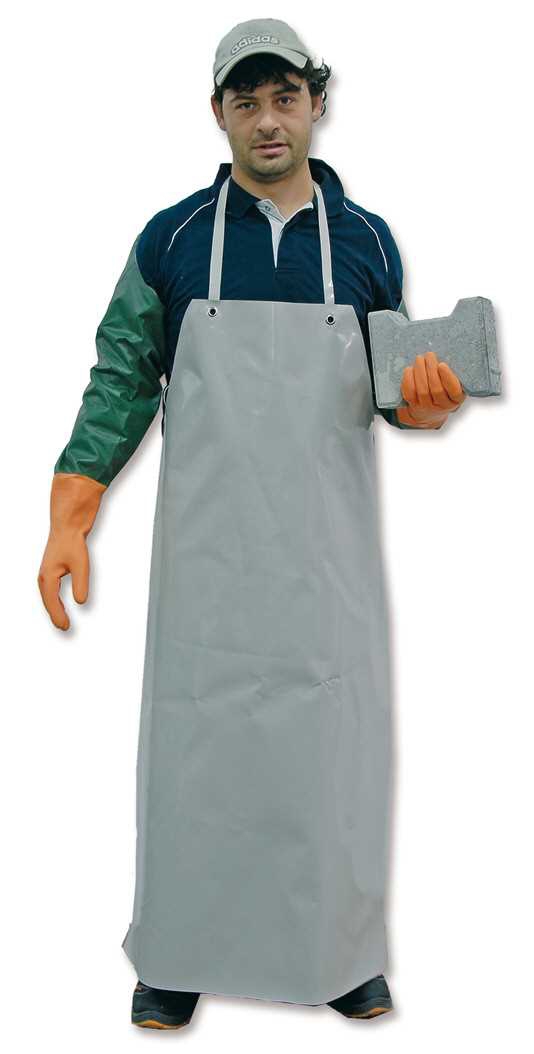 GREMBIULE IN PVC pesante adatto per marmisti 115x75 cmColore: Grigio