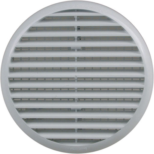 GRIGLIA TONDA PLASTICA RETE + MOLLA 80-120MM ESTERNO MM155 ART. TUR125B